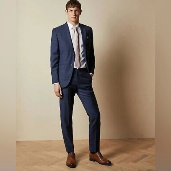 Ted Baker London Other - Ted Baker London Westt Debonair Subtle Check Wool Trousers. Nwt Size 34l.